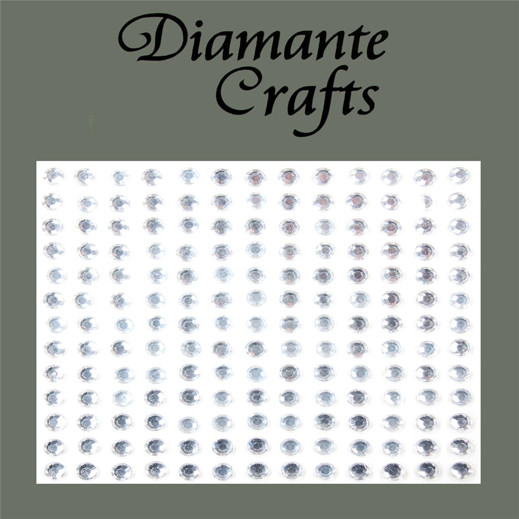 169 x 4mm Clear Self Adhesive Diamante