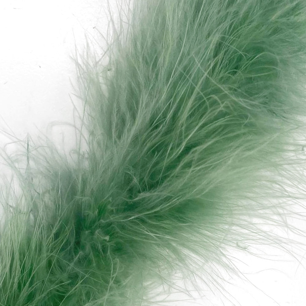 Marabou Swansdown Feather Trim - Sage