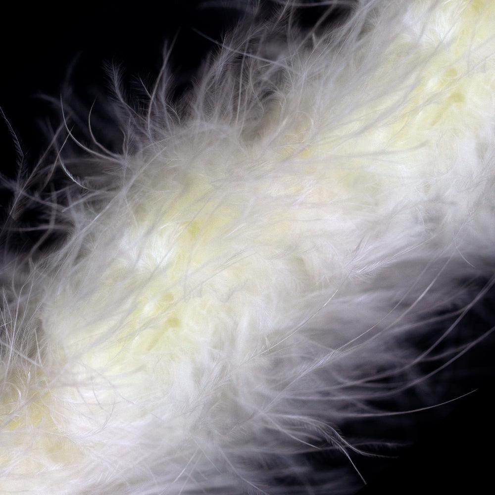 Marabou Swansdown Feather Trim - Cream