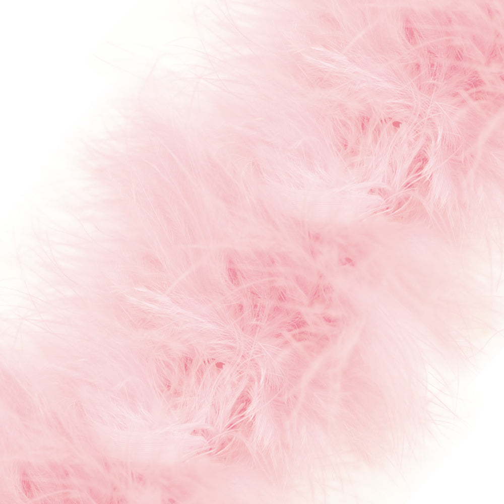 Marabou Swansdown Feather Trim - Baby Pink