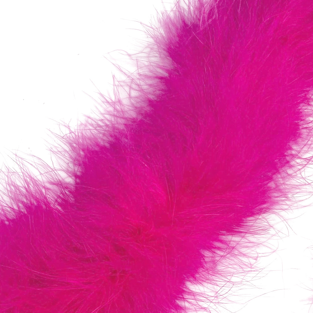 Marabou Swansdown Feather Trim - Hot pink