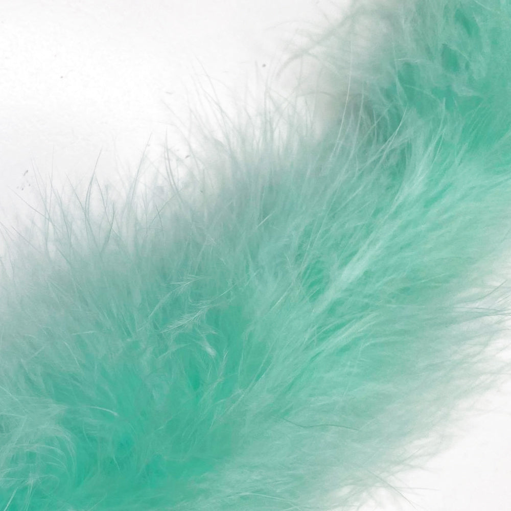 Marabou Swansdown Feather Trim - Mint Green