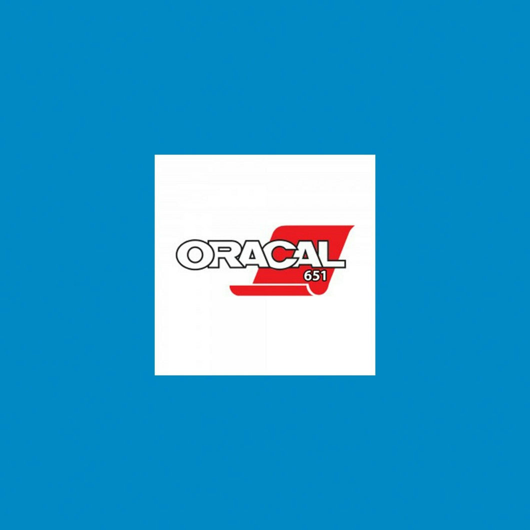 Oracal 651 Gloss A4 Sheet - Light Blue
