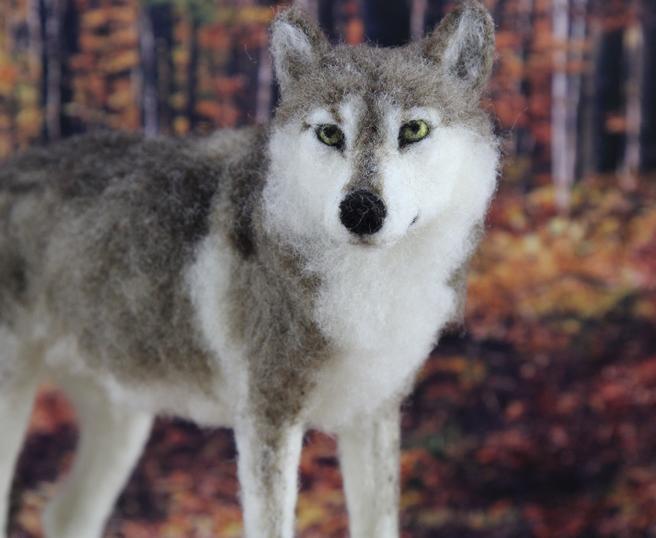 Wolf - Winston - Felting Kit - World Of Wool