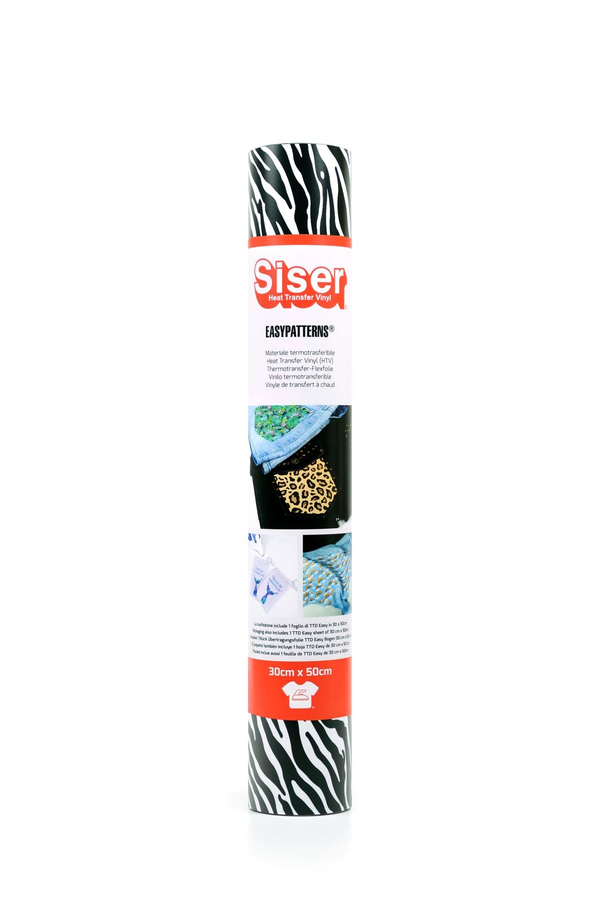 Mini Rolls Patterns - Siser EasyWeed 500mm x 300mm - Zebra