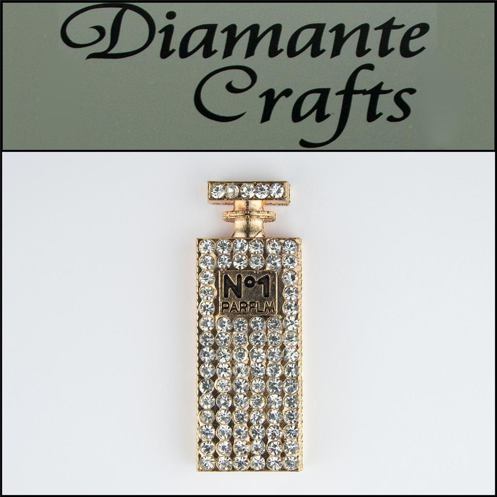Perfume Bottle Big 3D Diamante