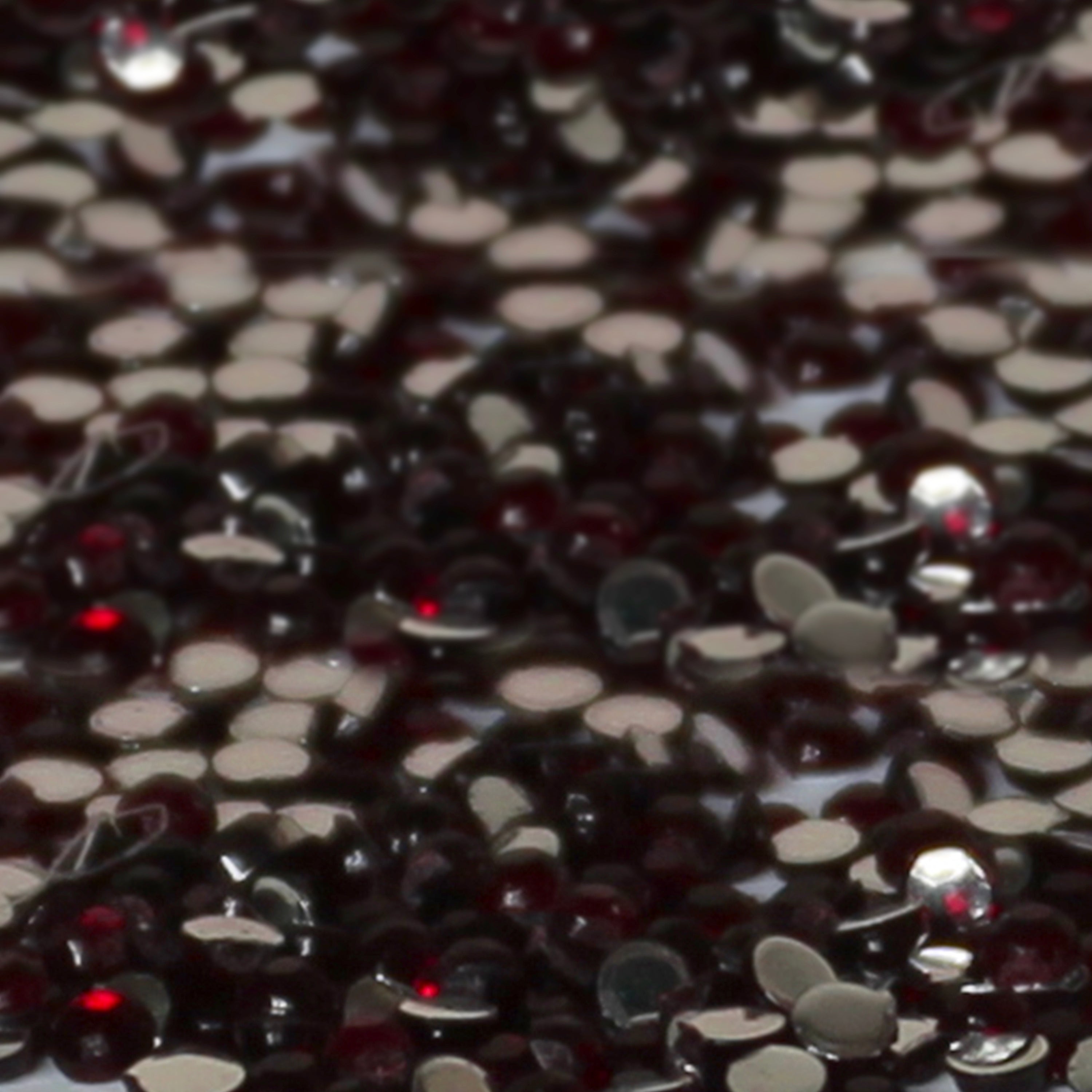1mm x 300 Burgundy Loose Flat Back Diamante's