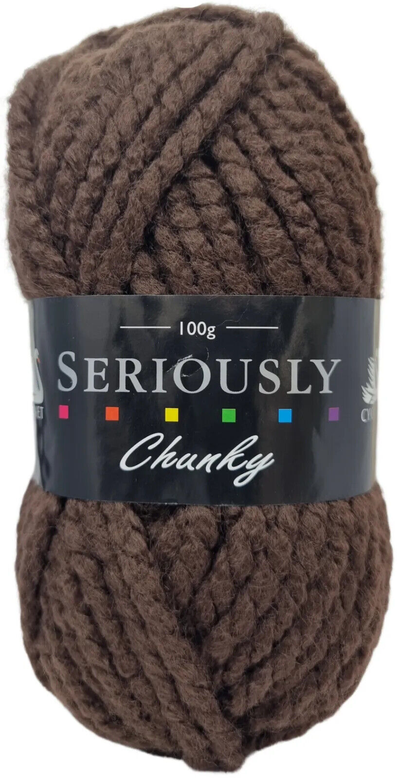 Cygnet SERIOUSLY CHUNKY Plains - Chocolate 3583 Knitting Yarn
