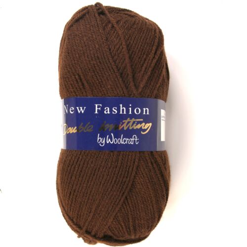 Woolcraft NEW FASHION DK Knitting Yarn Chocolate 892