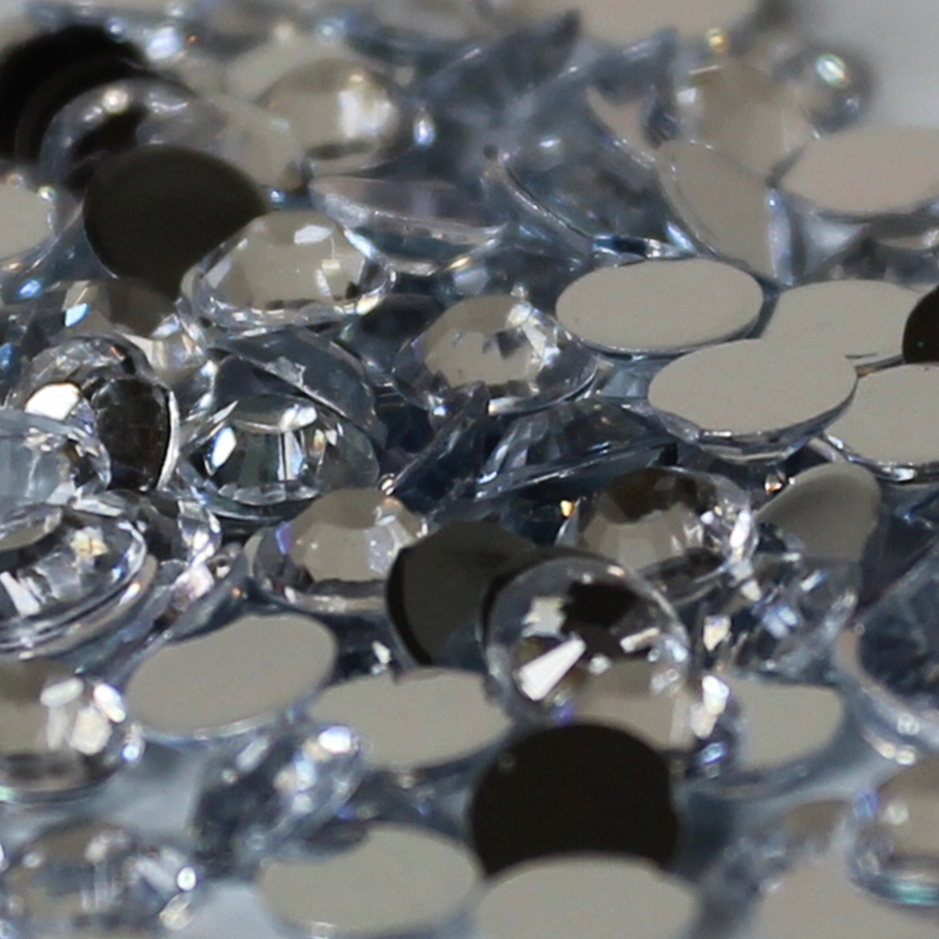 200 - 5mm Clear Loose Flat Back Diamante