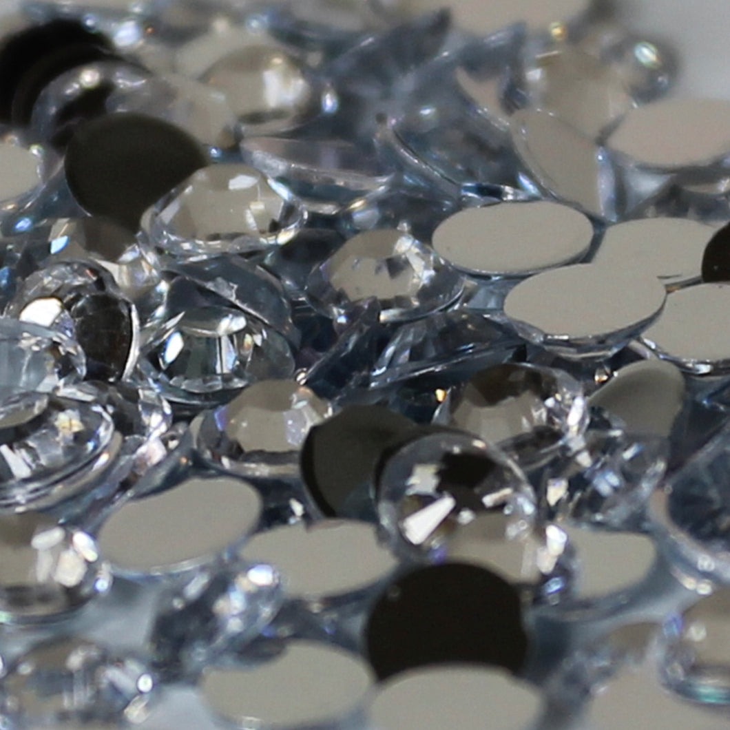 200 - 5mm Clear Loose Flat Back Diamante