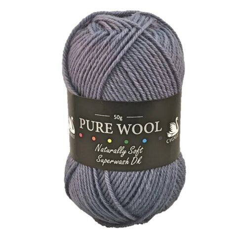 Cygnet PURE WOOL Knitting Yarn Denim 2284