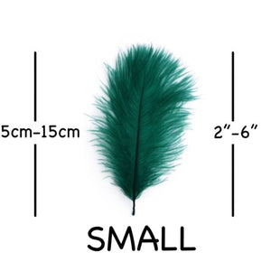 Emerald Ostrich Feathers 2" - 6"