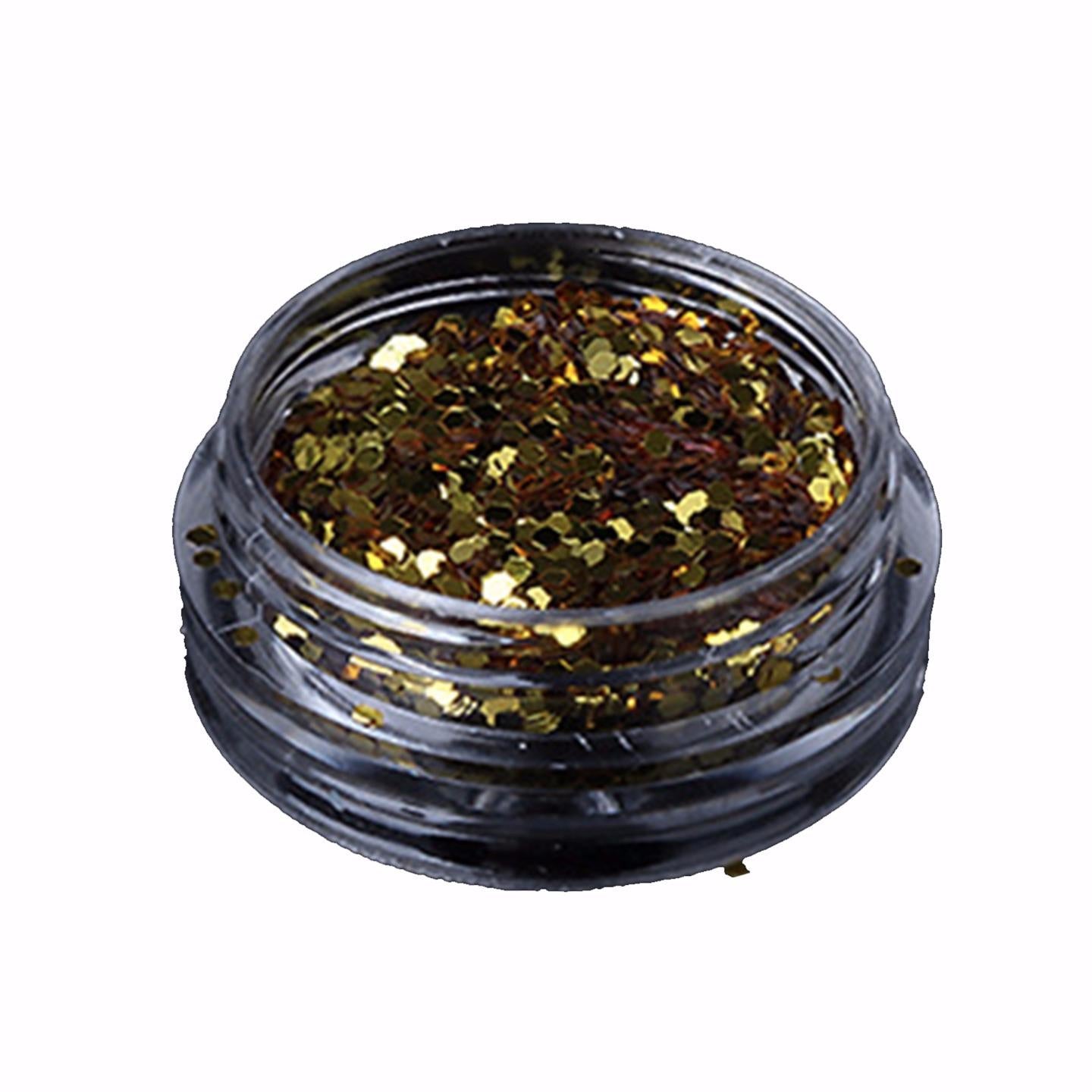 1mm Gold Hexagon Glitter