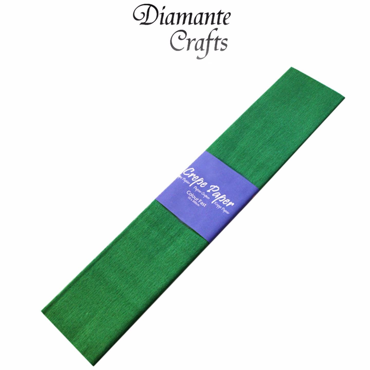 Green Crepe Paper Sheets