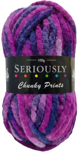 Cygnet SERIOUSLY CHUNKY Prints - Nightjar 405 Knitting Yarn