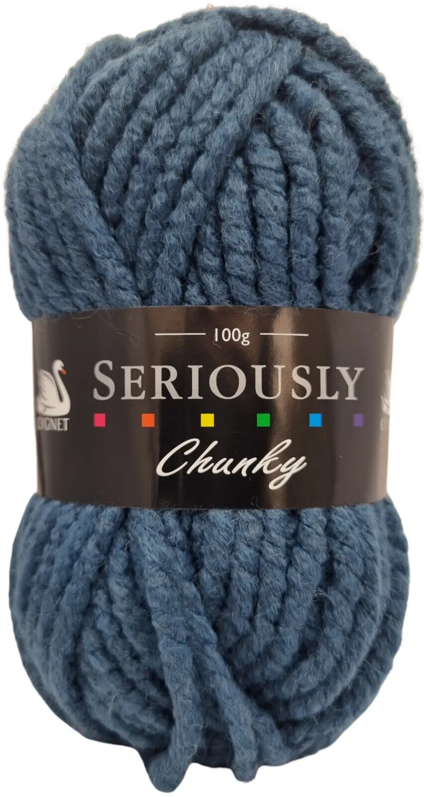 Cygnet SERIOUSLY CHUNKY Plains - Just Denim 2796 Knitting Yarn