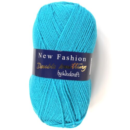 Woolcraft NEW FASHION DK Knitting Yarn Kingfisher 511