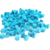 12mm Pom Poms 1.2cm - Light Blue 100 Pack