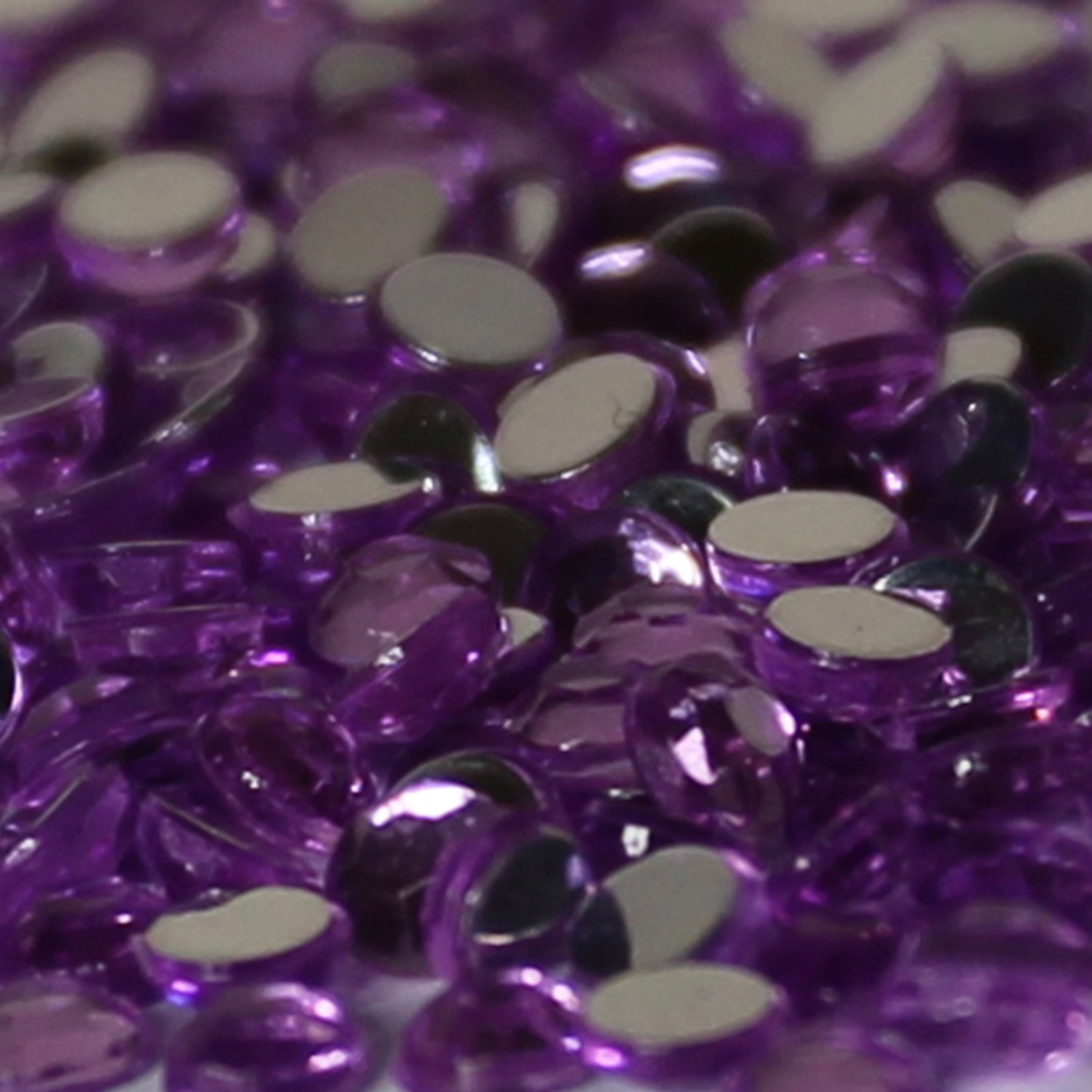 300 - 3mm Lilac Loose Flat Back Diamante