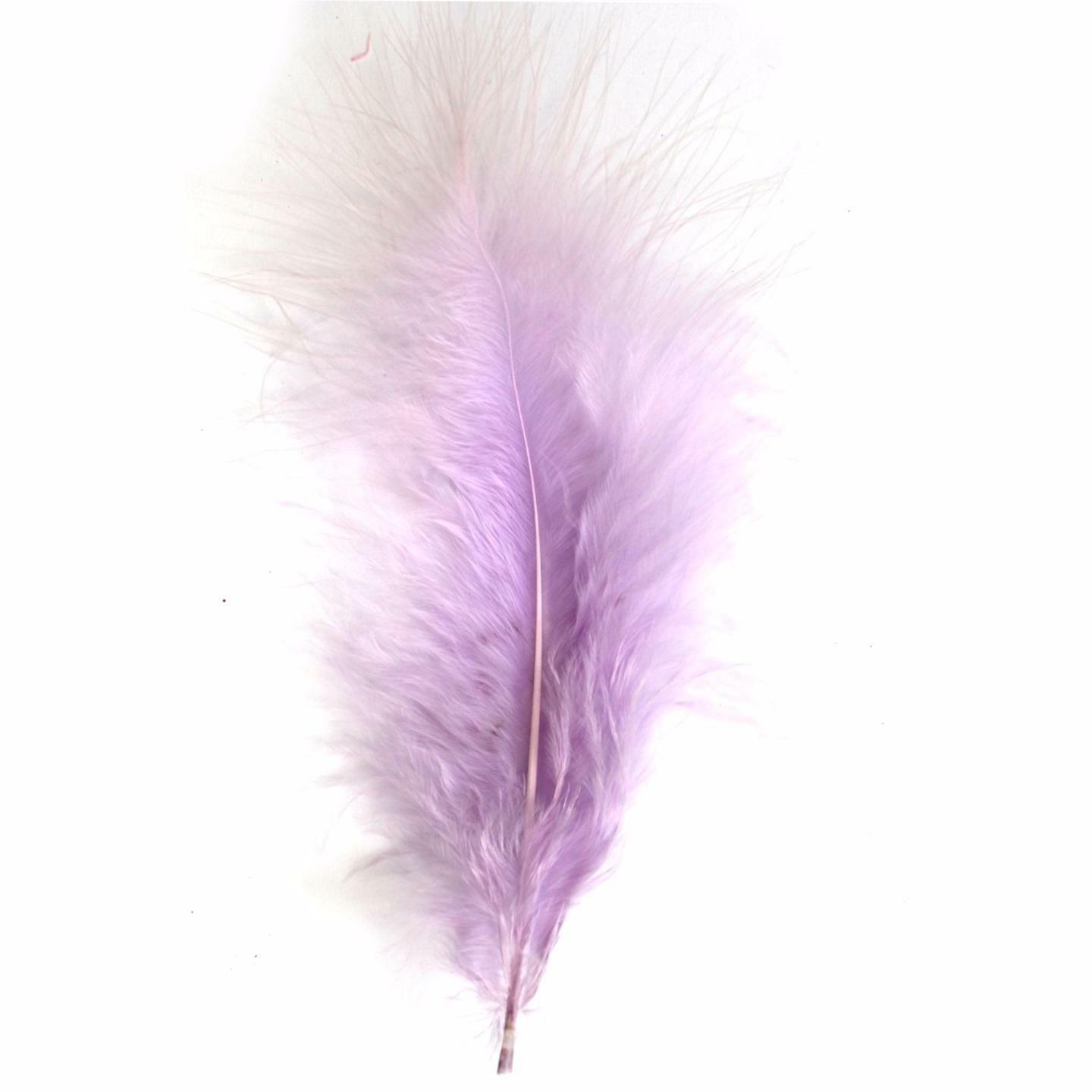 Lilac Marabou Feathers 8 - 13 cm