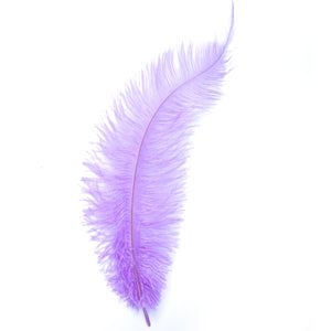 Diamante Crafts Ostrich Feathers 10" - 12" / 25cm- 30cm - Plume Fluffy - Lilac