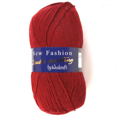 Woolcraft NEW FASHION DK Knitting Yarn Maroon 110