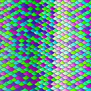 Mini Rolls Patterns - Siser EasyWeed 500mm x 300mm - Mermaid Scales