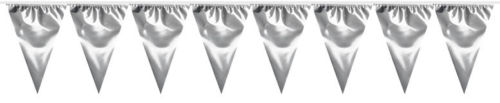 Metallic Silver Banner