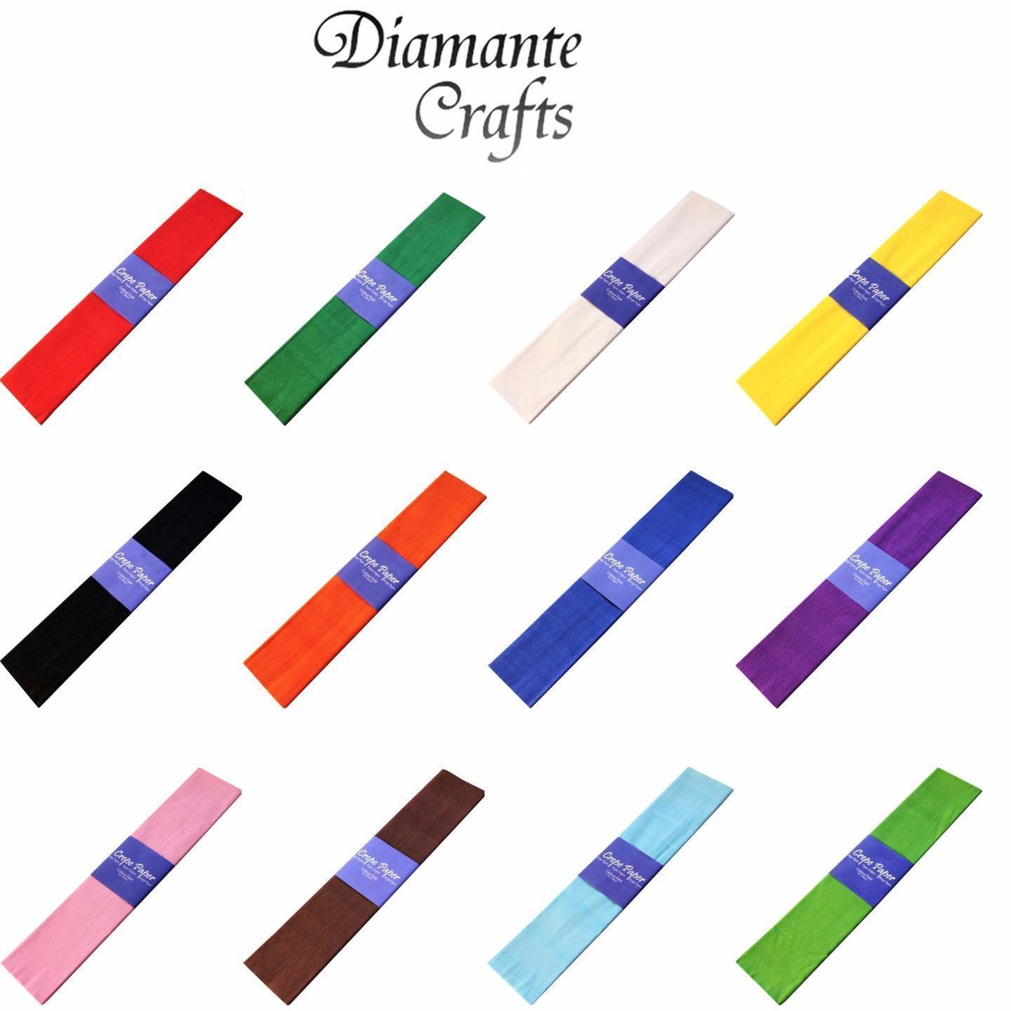 Mixed Colours Crepe Paper Sheets