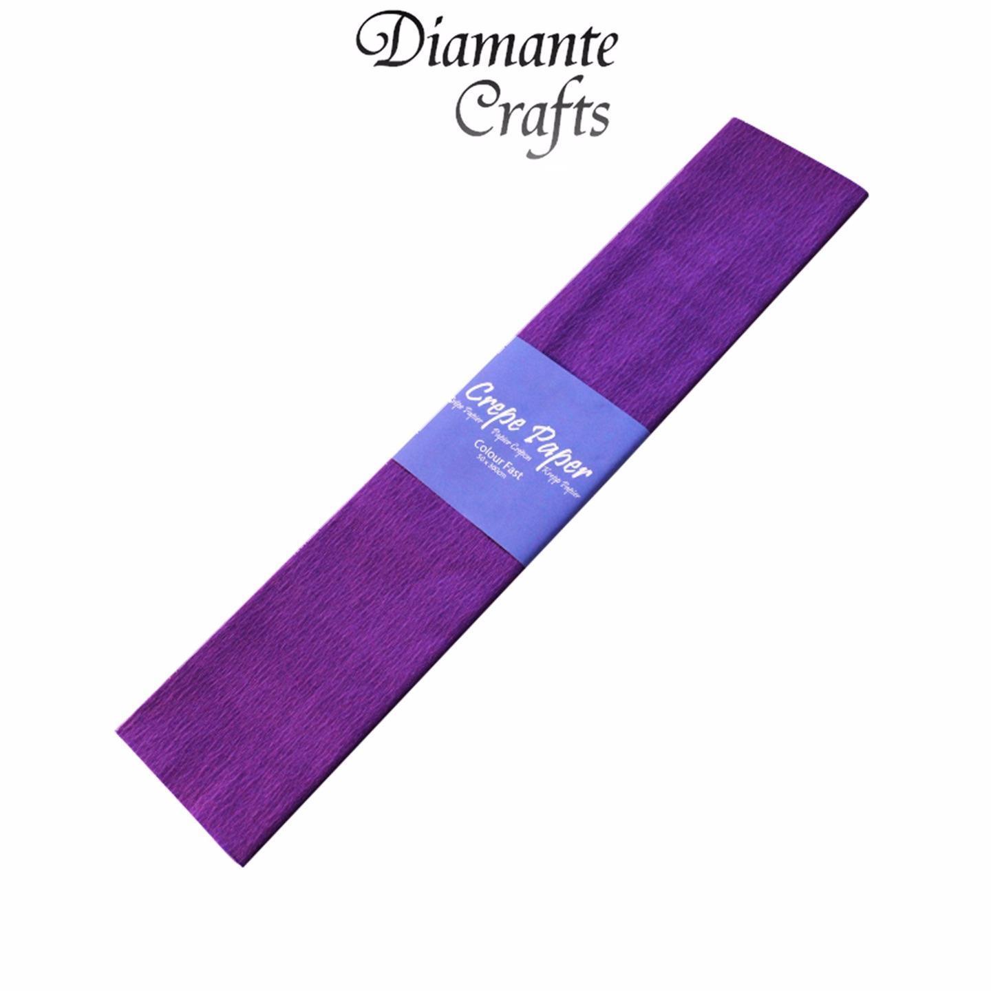 Purple Crepe Paper Sheets