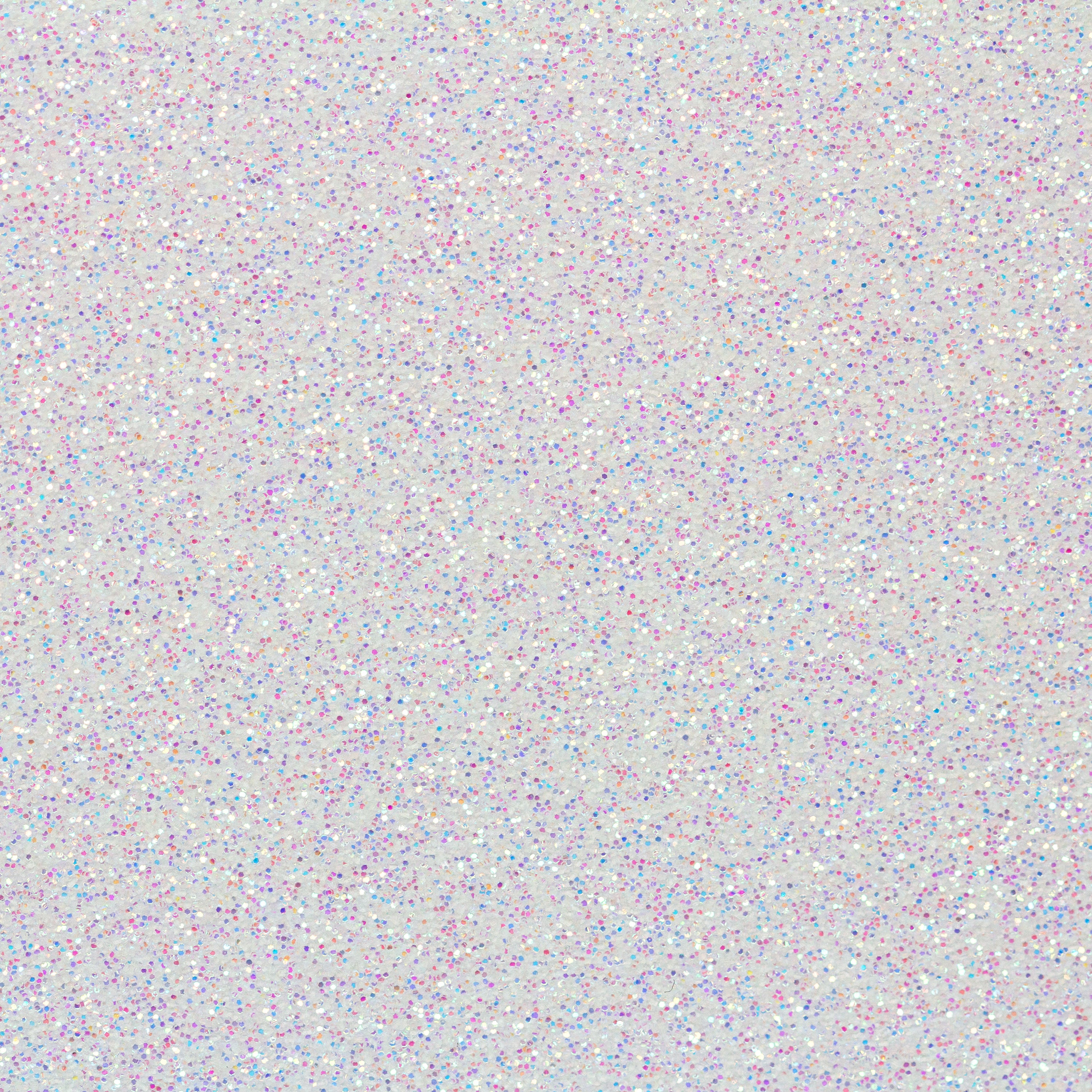 A4 Glitter Vinyl Sheets Siser EasyWeed - Rainbow White