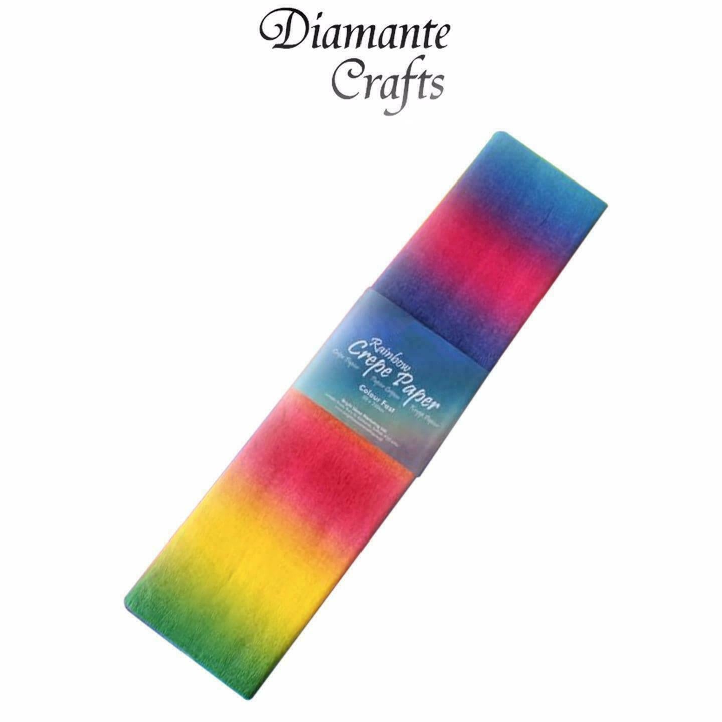 Rainbow Crepe Paper Sheets