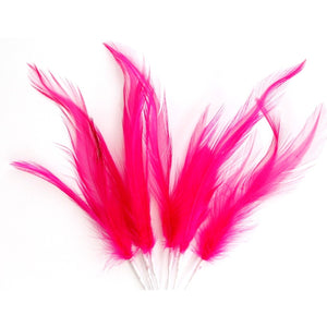 Hot Pink Narrow Feathers