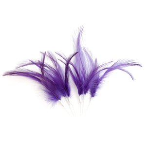 Purple Narrow Feathers