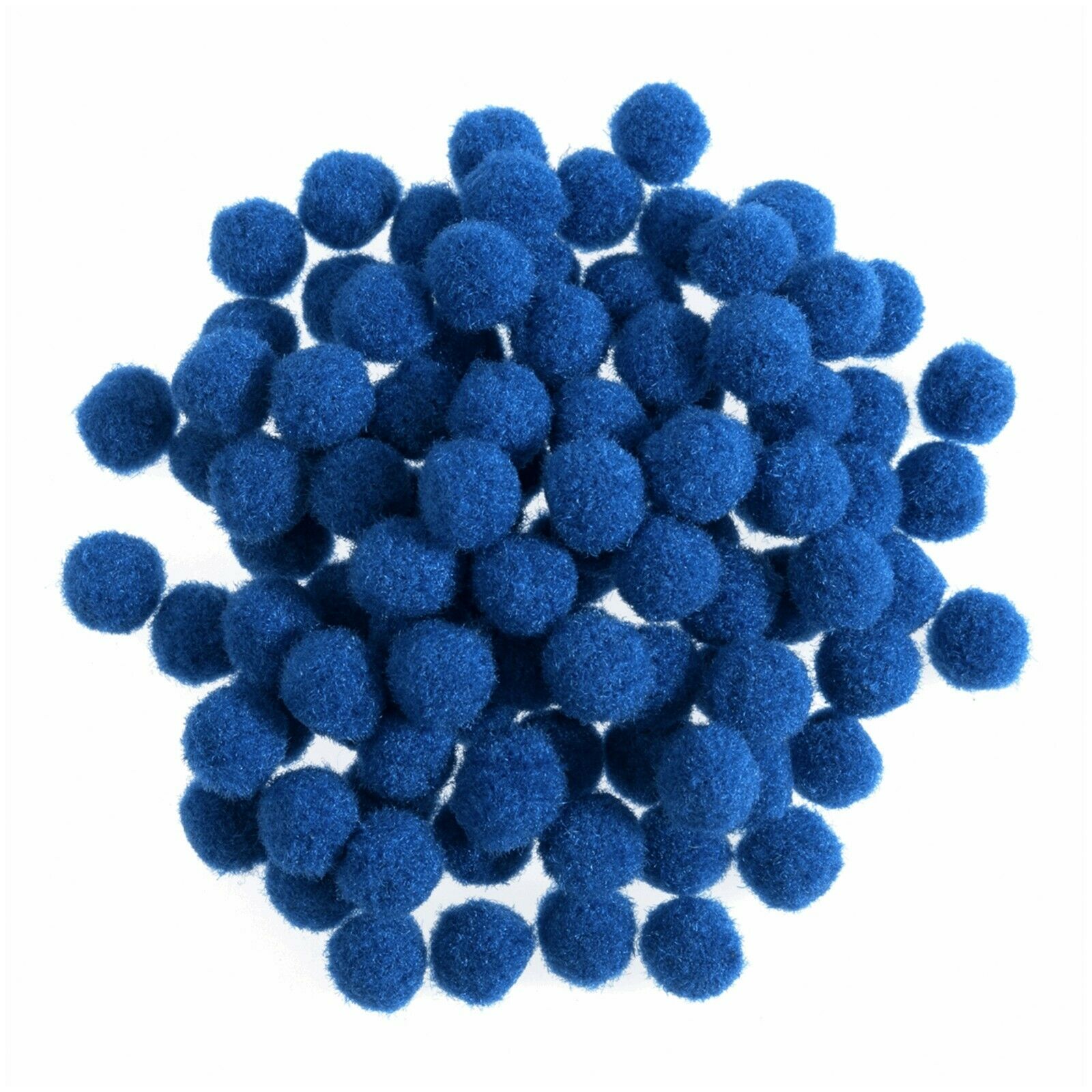 7mm Pom Poms 0.7cm - Royal Blue 100 Pack