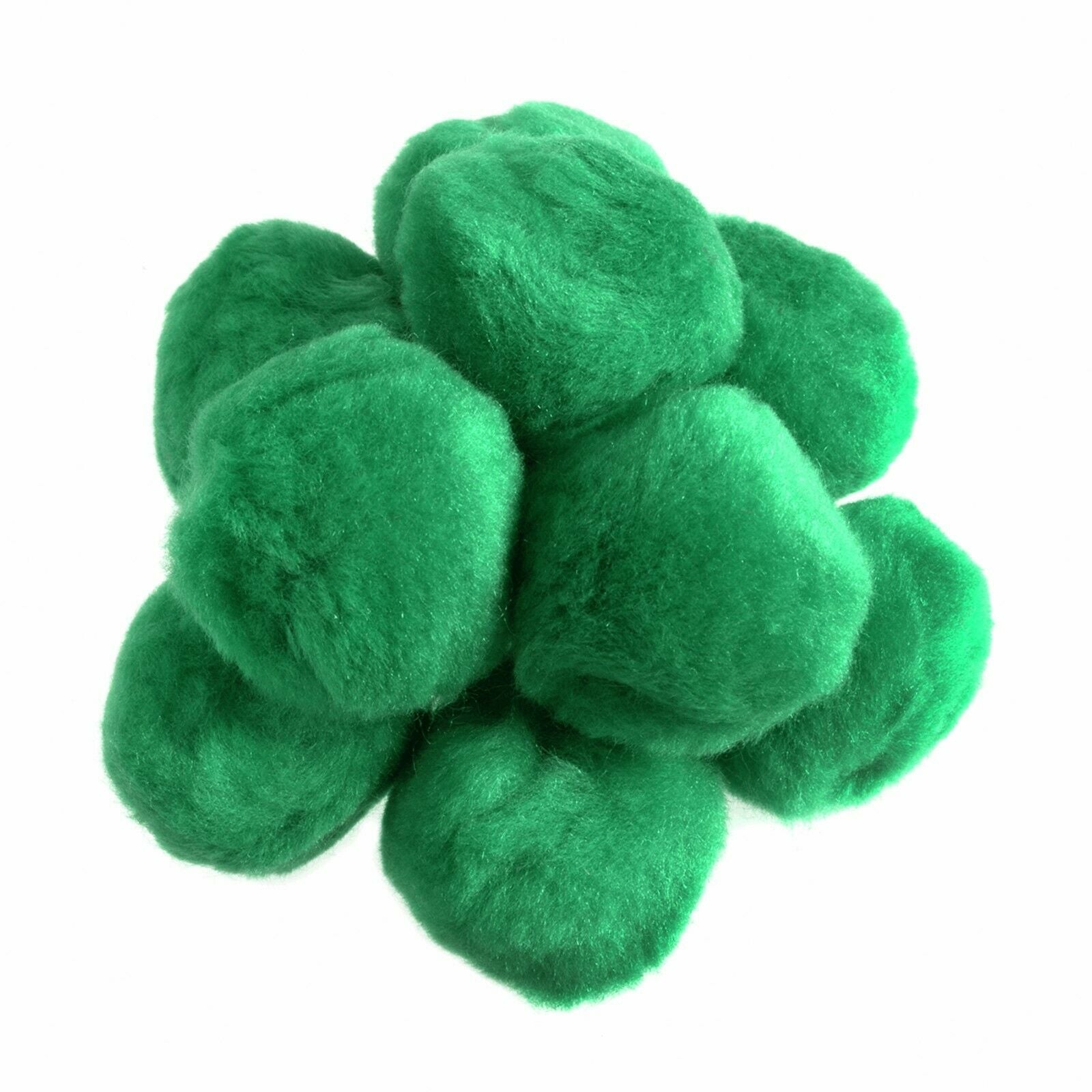50mm Pom Poms 5cm - Green
