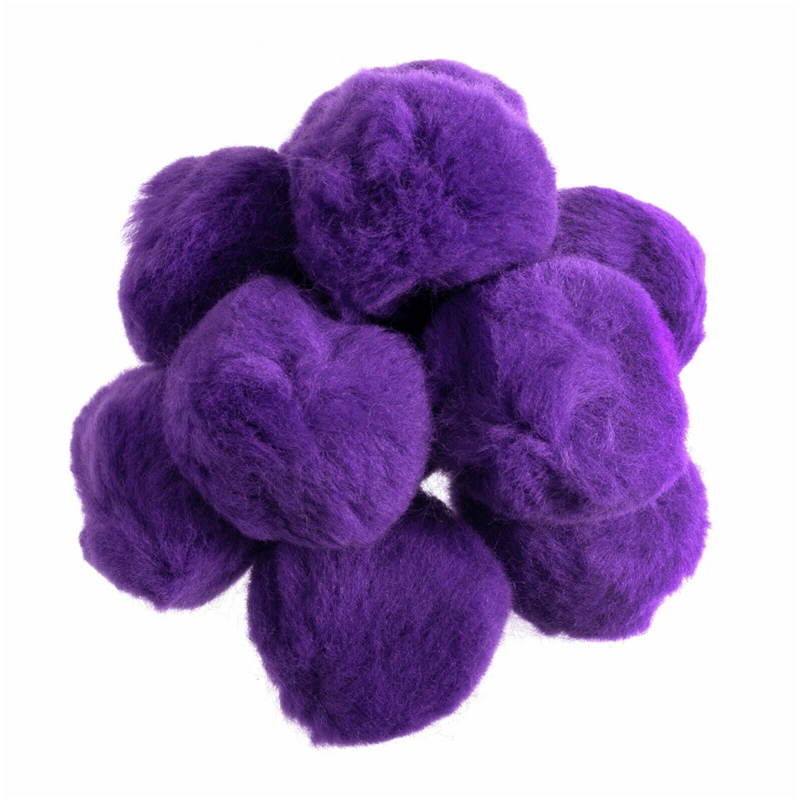 50mm Pom Poms 5cm - Purple