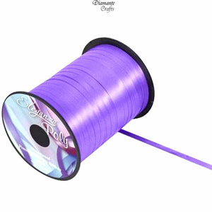 450m / 500 yards Curling 5mm Ribbon - Wrapping Balloon - Full Roll - Purple