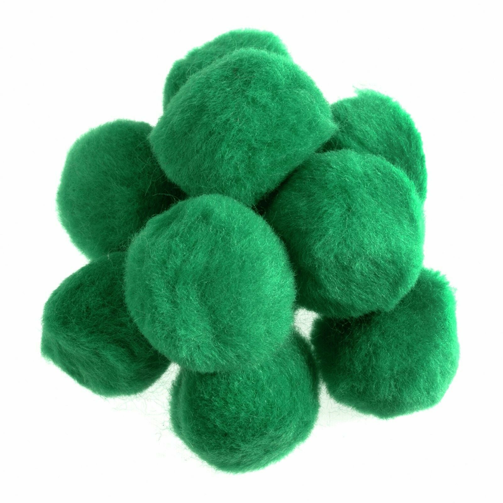 35mm Pom Poms 3.5cm - Green