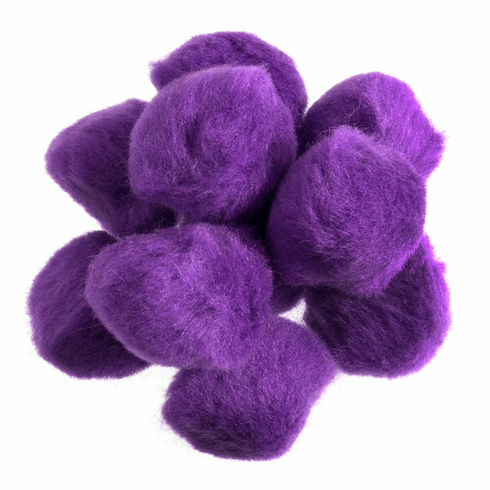 35mm Pom Poms 3.5cm - Purple