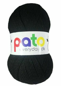 Cygnet Pato DK Knitting Wool / Yarn 100 gram ball - Black - 975