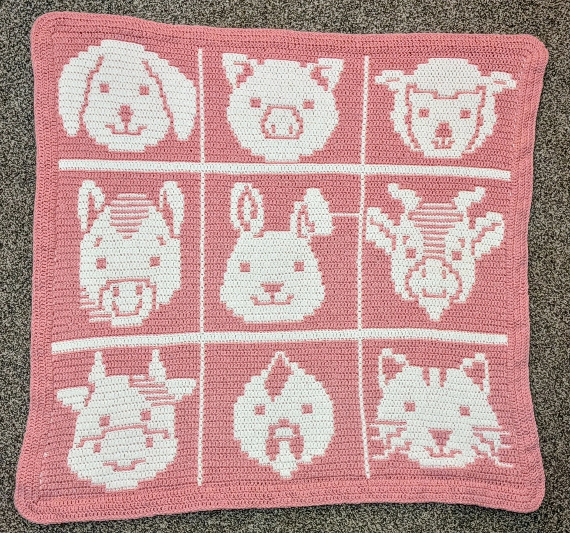 Farm Animals Mosaic by Laura EMM