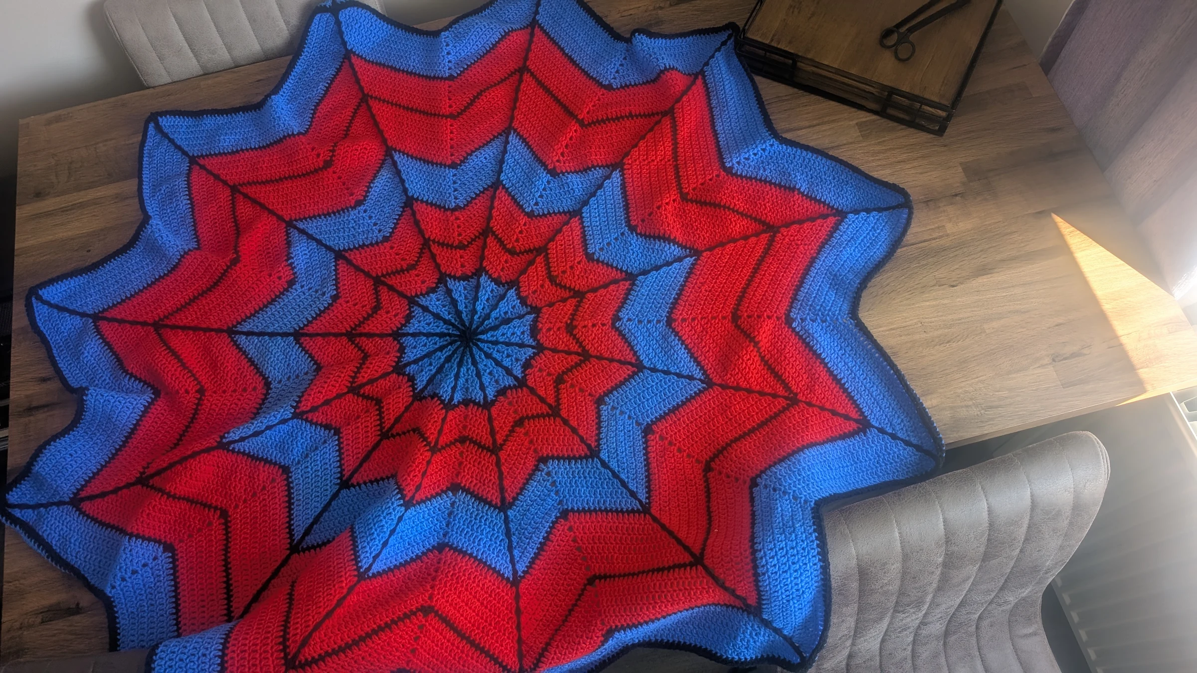 Spiderman Blanket by Laura EMM