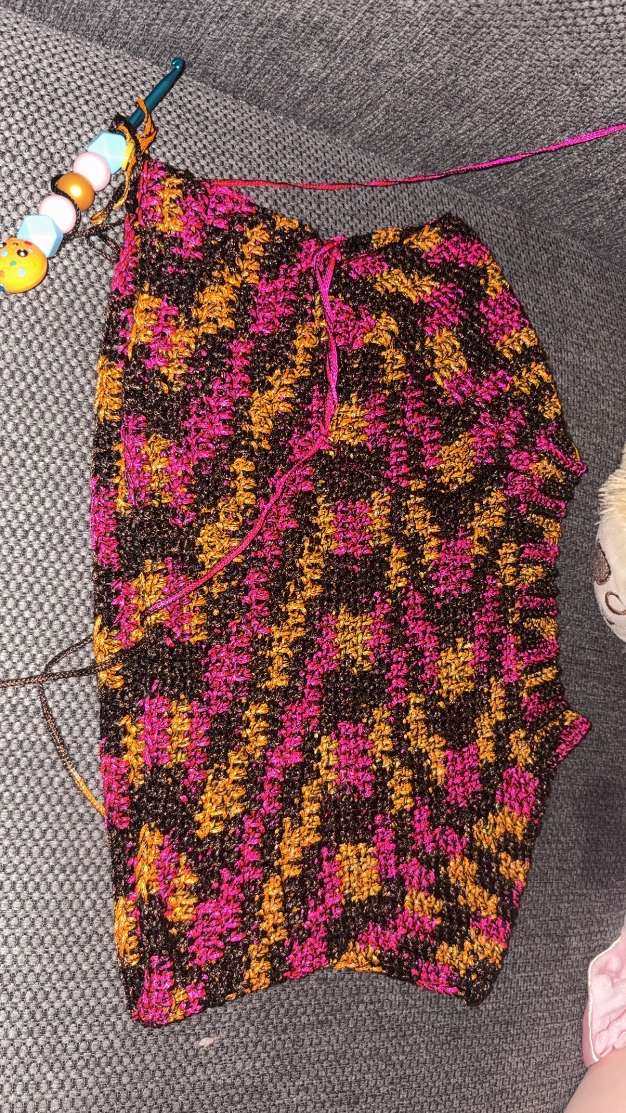 Glace jumper- in progress