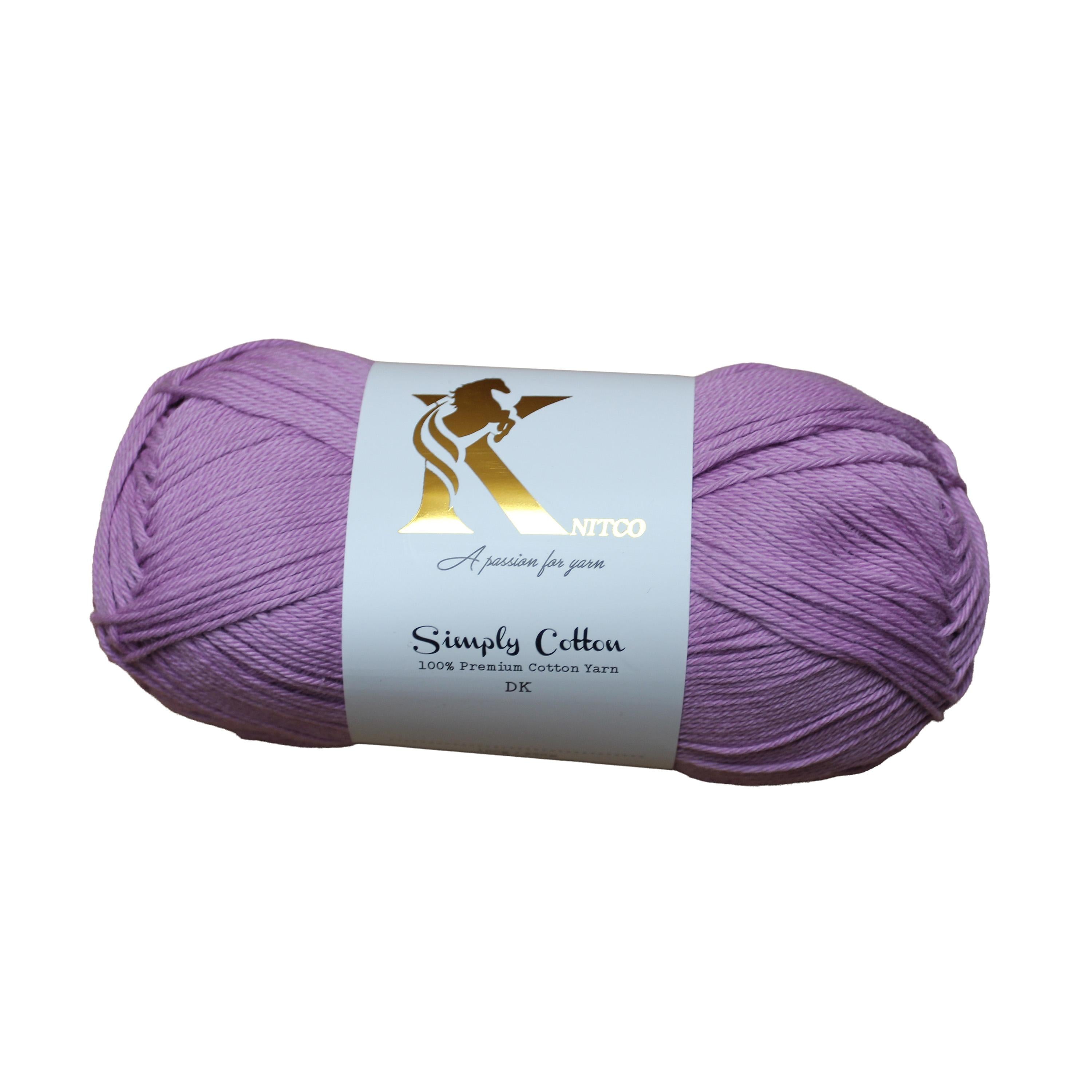 KnitCo Simply Cotton - 100g, 250m, 100% Cotton