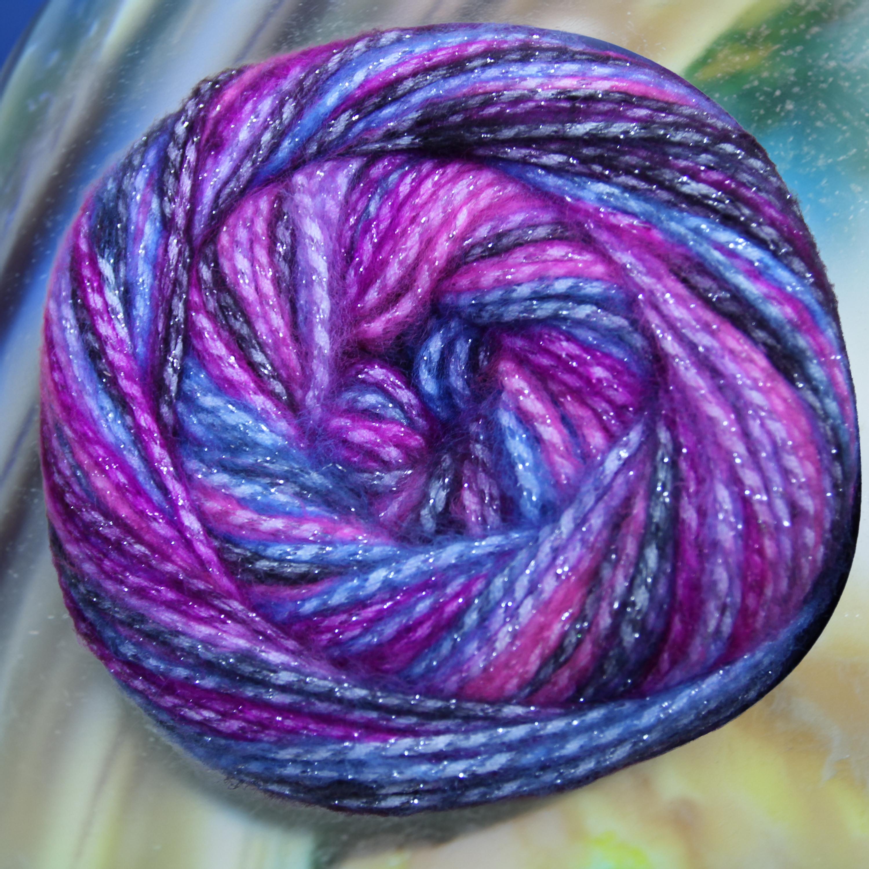 Knitco Cosmic Dust - 100g, 290m 10% wool / 30% Acrylic / 25% Polyester / 35% Polyamide