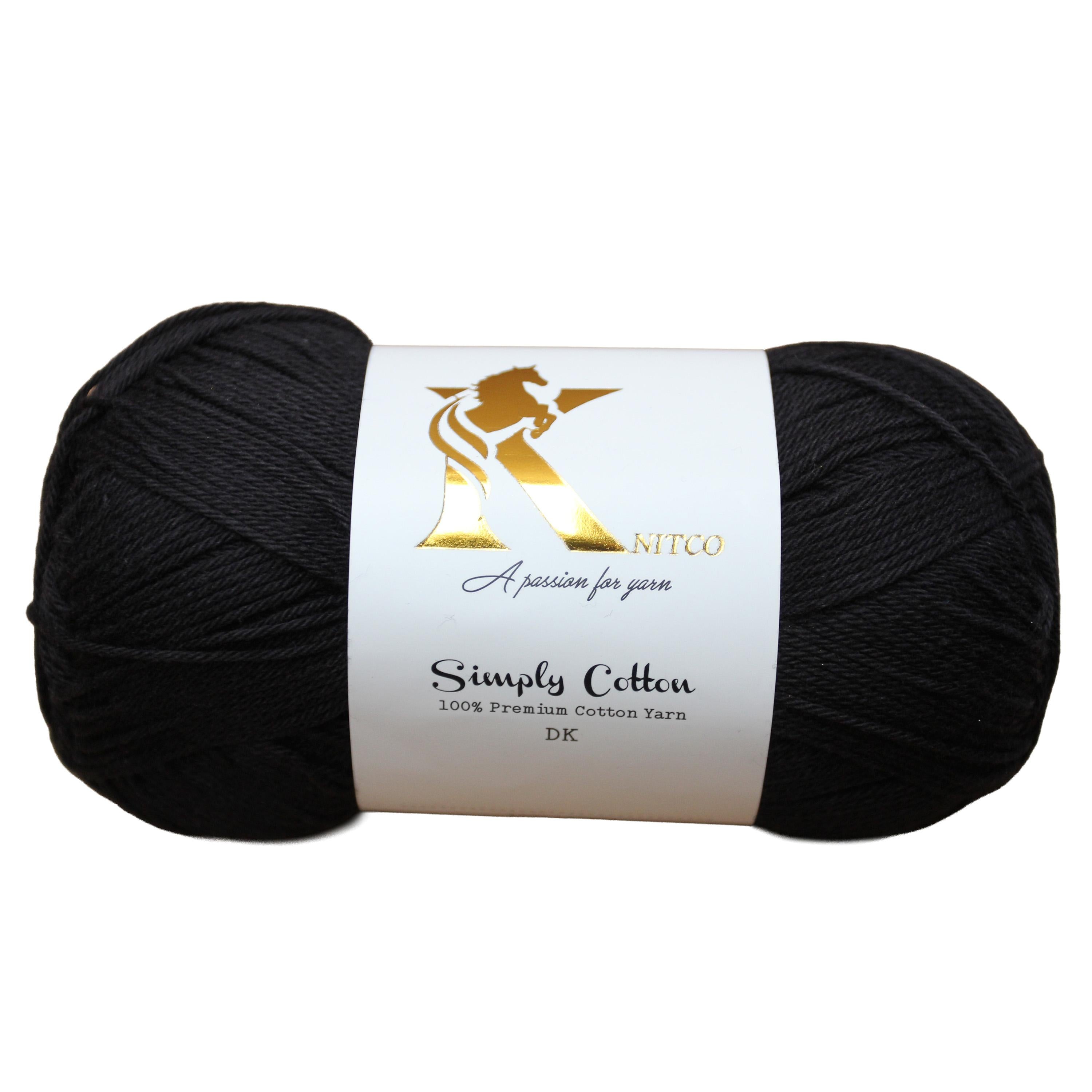 KnitCo Simply Cotton - 100g, 250m, 100% Cotton