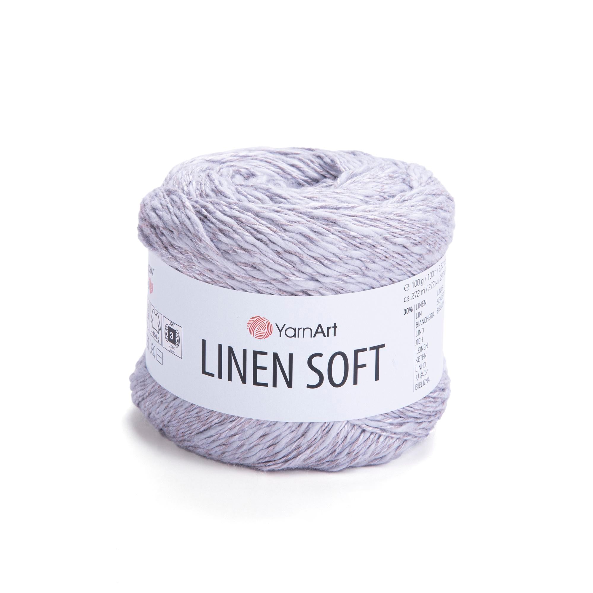 Yarn Art Linen Soft / 100g Double Knit 30% Linen - 36% Viscose - 34% Cotton