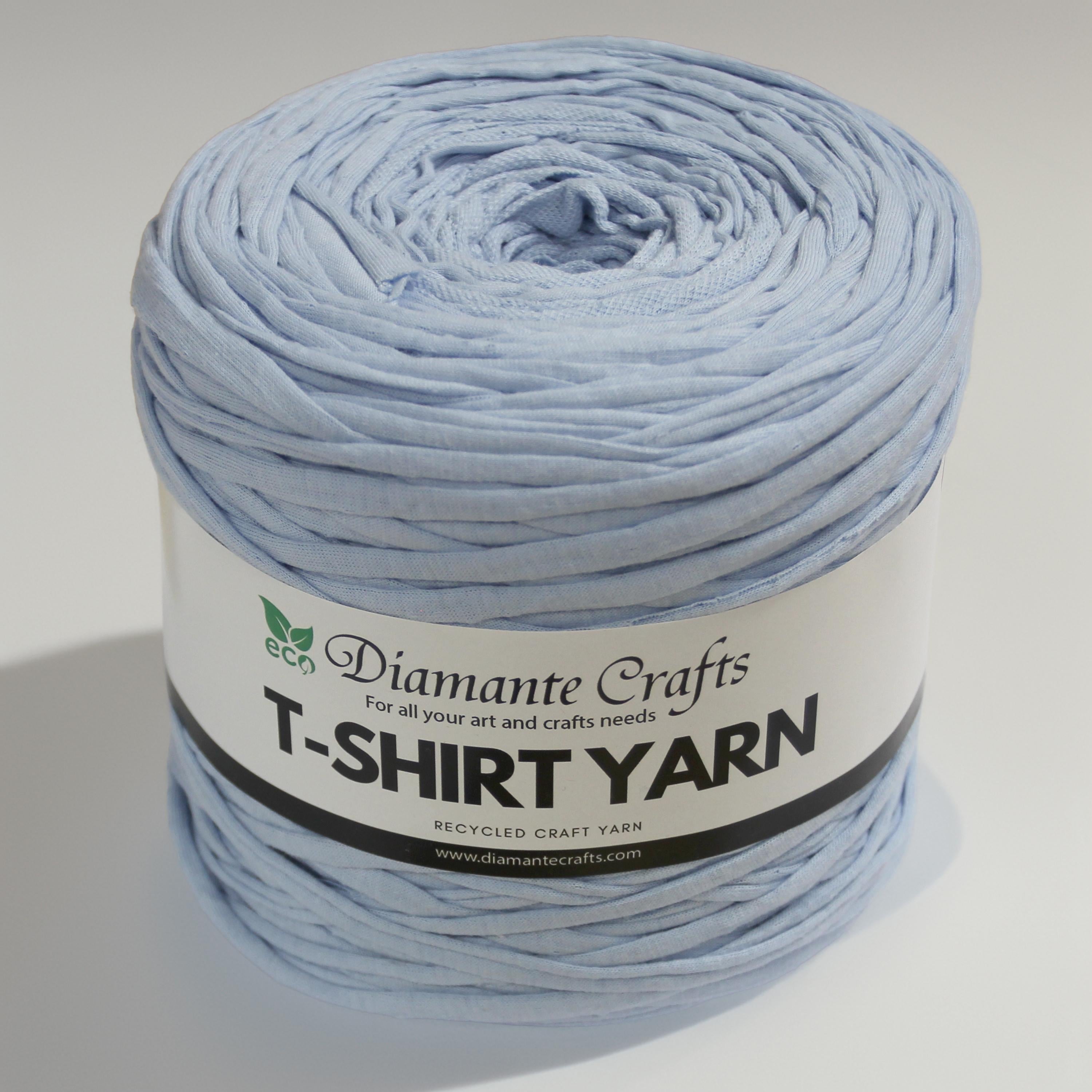 Diamante Crafts Tshirt Yarn - 650g - 110m - 85% Cotton - 10% Recycled Fibres - 5% Elastane
